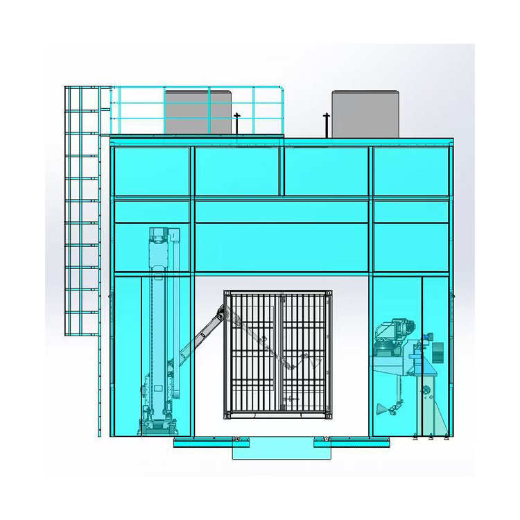 Ligne de production de revêtement automatique de conteneurs